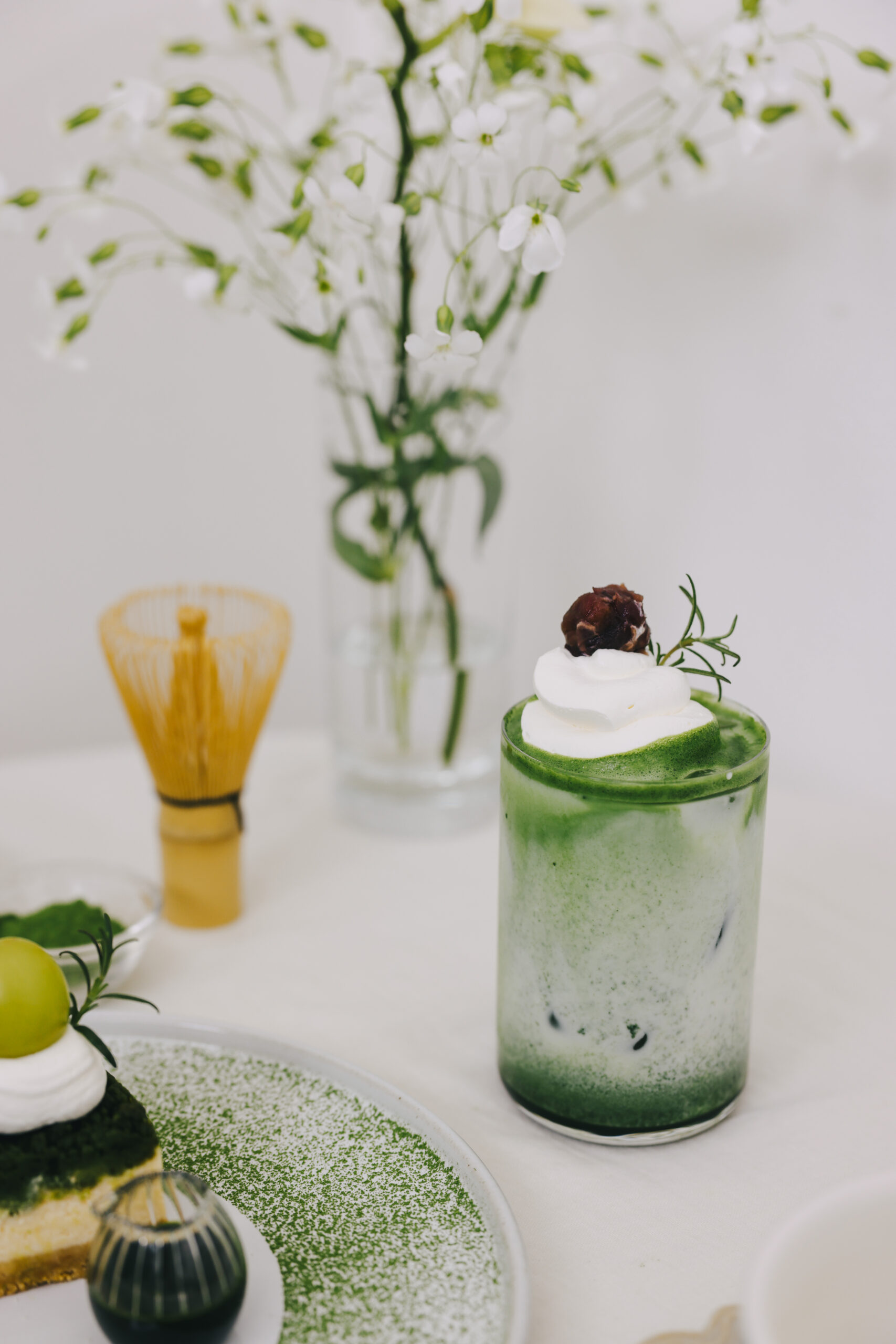 アイス抹茶ラテ（ホイップ＆あんこ追加）